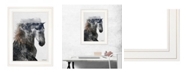 Trendy Decor 4U Proud Stallion by andreas Lie, Ready to hang Framed Print, White Frame, 15" x 19"